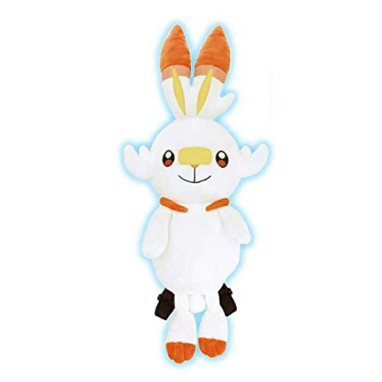 

Уникальный плюшевый рюкзак Покемон Scorbunny длина x ширина x 18 см глубина [170852 Размер прибл.. 28.5см 65.5см
