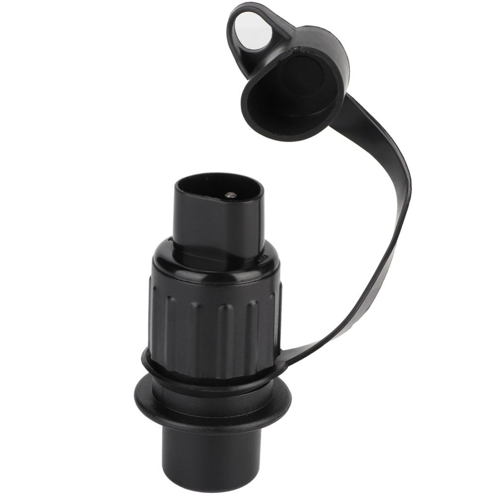 Trailer Adapter Black Trailer Plug Plastic 3 Pin Wiring Connector Trailer Socket Trailer Wiring