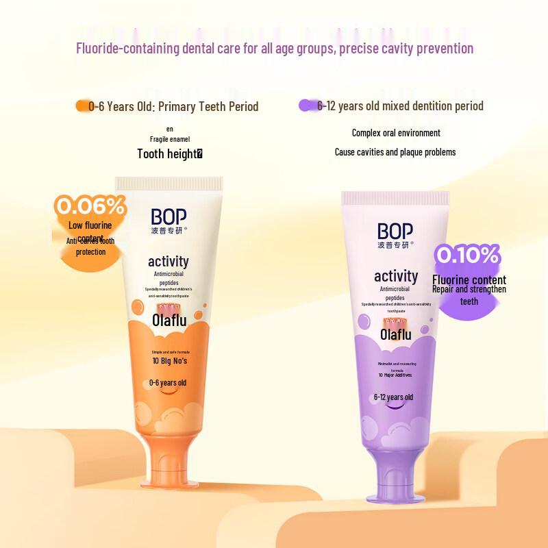 BOP Children's Anti-Cavity & Tooth Strengthening Toothpaste