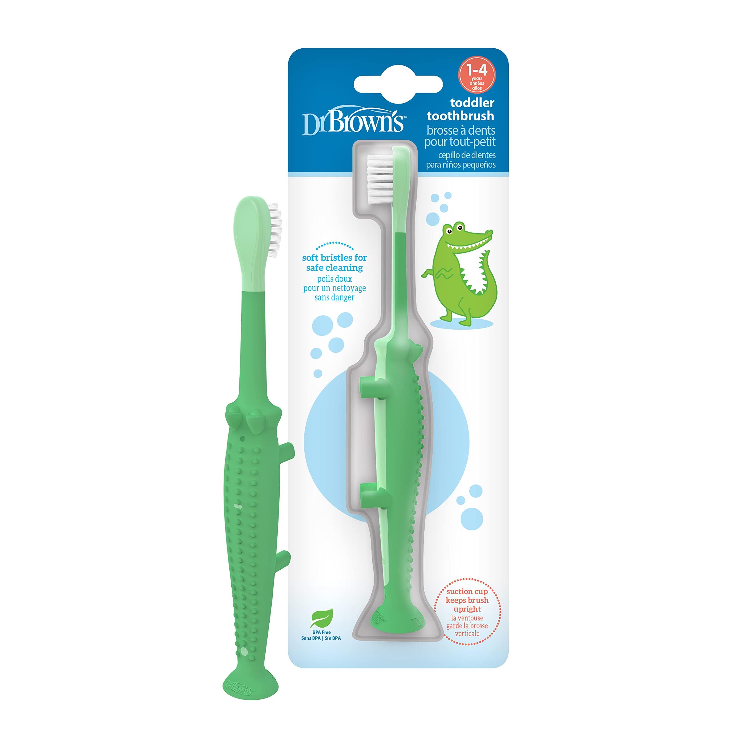 Dr. Brown s Infant-To-Toddler Manual Toothbrush, Green - 1.00 Count