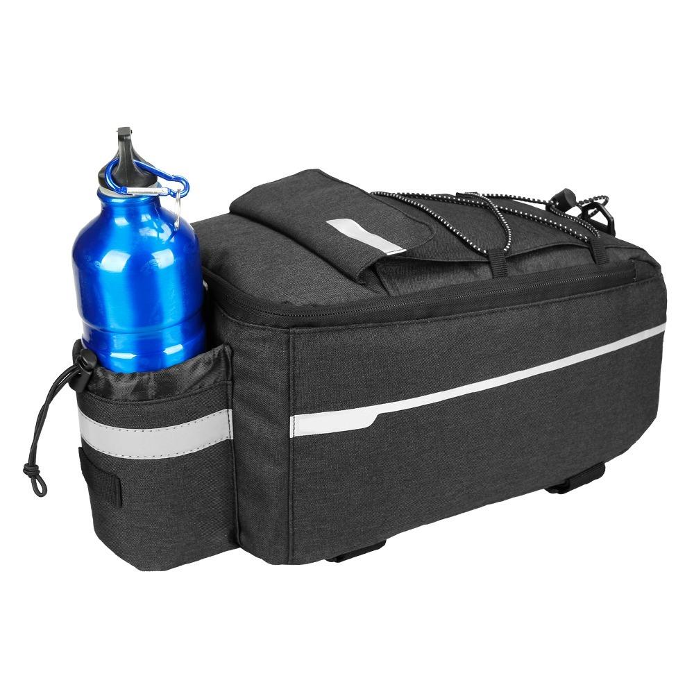 

Insulated Bicycle Rear Rack Bag with Reflective Stripes Bike Trunk Bag Bicycle Carrier