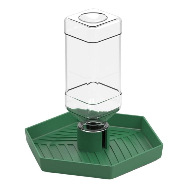 

Рептилии Кормушка-поилка Миска Кормушка Бутылка для воды Для рептилий Домашнее животное Нескользящий Автоматический диспенсер воды для ящериц 87HA small зелёный