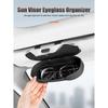 Car Sunglasses Holder Car Glasses Box Sun Visor ABS Storage Case Anti-Scratch Eyeglasses Protection Box Car Interior Accessories