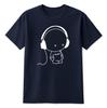 Boy Headphones TShirt Funny Cartoon Boy Music Fan Gifts Shirt New Fashion Idea