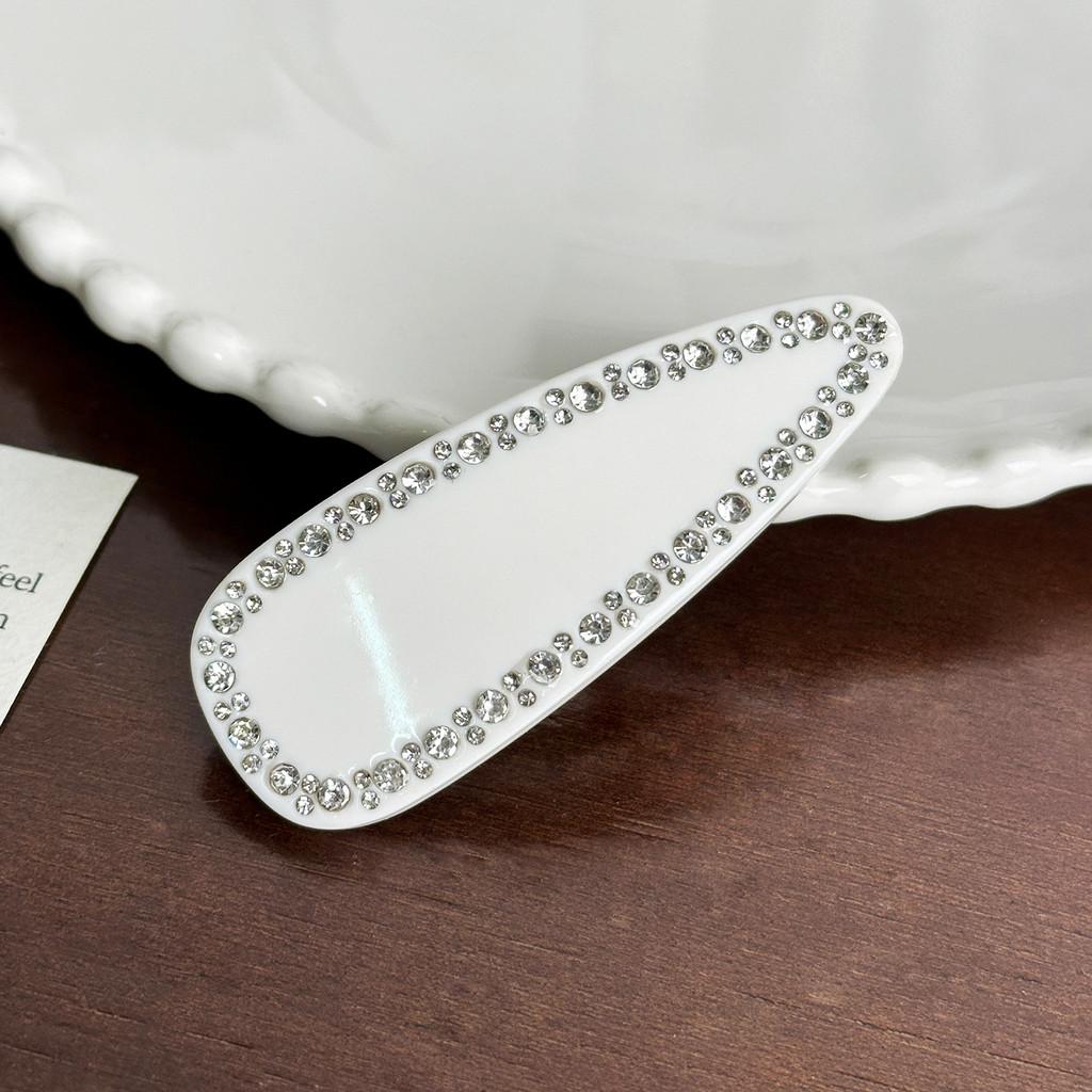 Elegant Spring Clip With Rhinestones For Chic Hairstyling In Versatile Colors And Designs