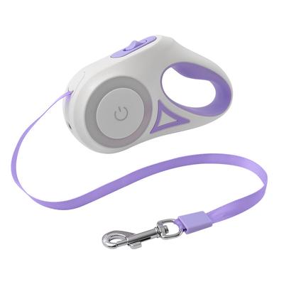 LED Luminous Dog Leash Pet Automatic Leash Retractable Walking Dog Leash Leash Dog Supplies Rope