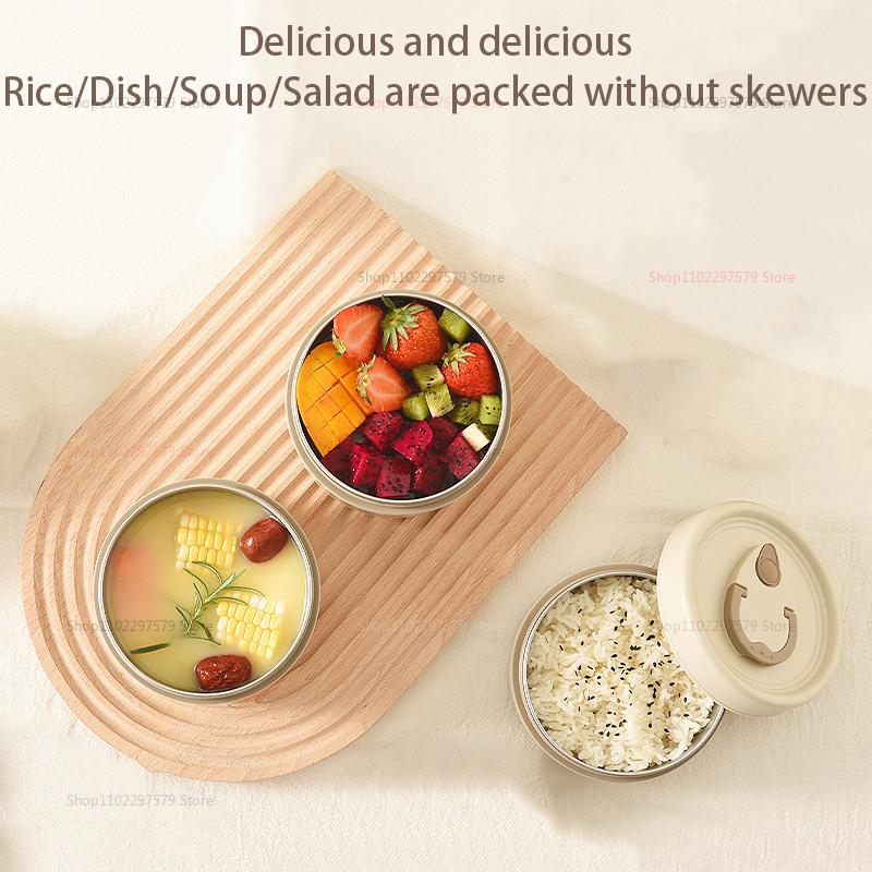 Stainless Steel Insulated Lunch Box for Office Workers and Students Multi-Layer Sealed Bento Box Microwave Safe Food Storage