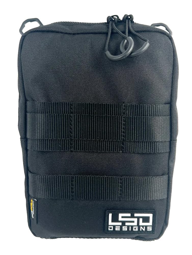 Love Soul Dream Fishing Side Pouch Black #Cordura