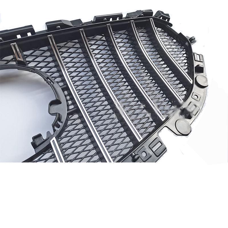 Front Face Vertical Bar Grille Cover for 2020-2022 Mazda 3 Axela