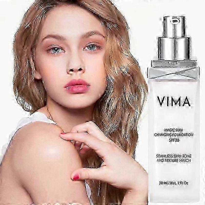 Vima Color Changing Foundation 20% C3, Chytrý podkladový make-up přizpůsobující se pleti, Hydratační, Plné krytí, Dlouhotrvající líčení, Vima Cosmetics