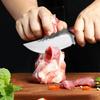 4 Inch Stainless Steel Utility Knife Kitchen Boning Knife Meat Cleaver Butcher Knife Forging Fish Knife Wood Handle Cooking Tool