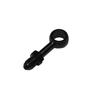 Black Stainless 3/8"12mm AN3 180 Degree Banjo Brake Line Adaptor Fittings For Harley FXD,FAT BOB