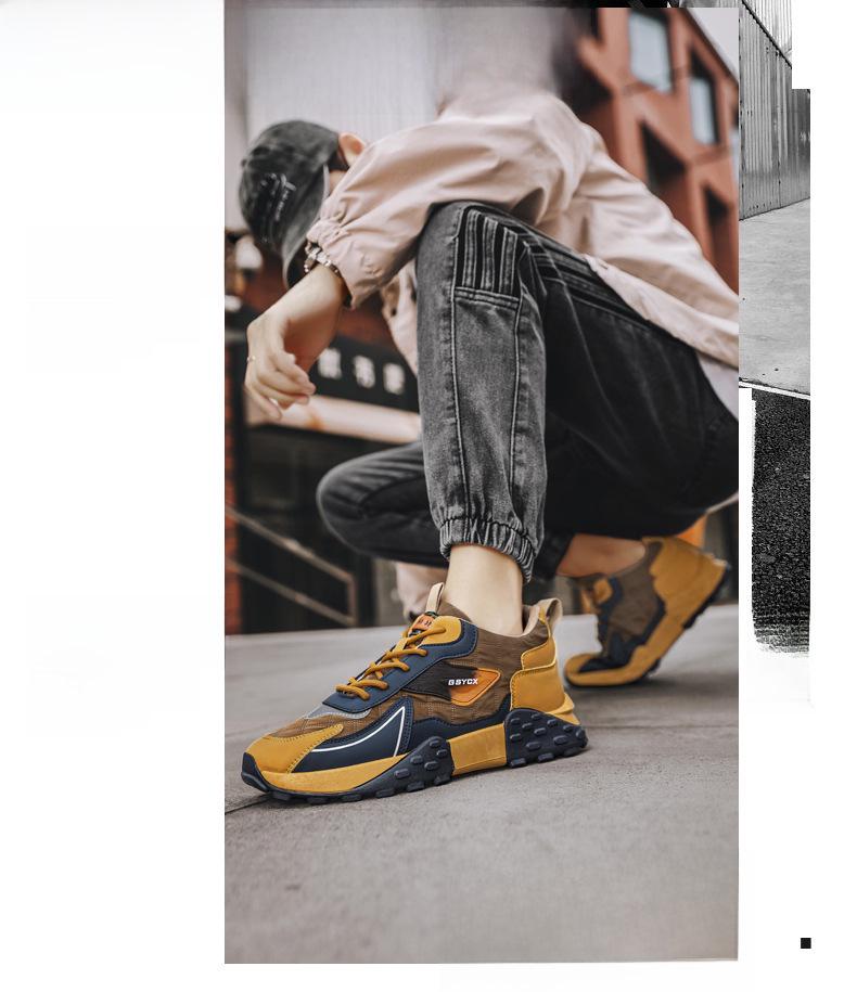 Herren 2024 Herbst/Winter Trendige Freizeitsportschuhe mit dicken Sohlen zur Höhenvergrößerung