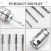 A84E-Electric Drill To Hammer Square Handle With Drill Head Quick-Release Chuck Adapter- Power Tool Conversion Kit