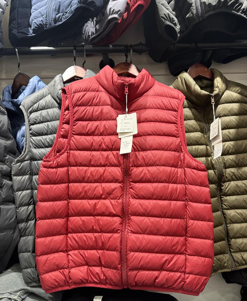 Herren Federleichte Daunenweste – Schlanke, Ärmellose Winterjacke für Väter und Senioren