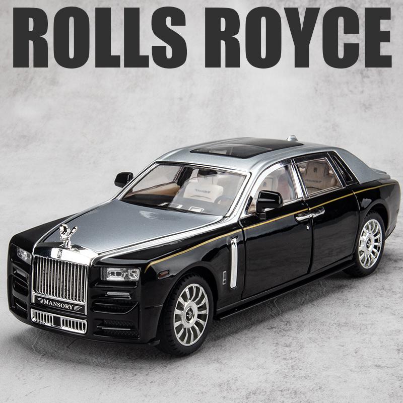 

1:24 Rolls Royce Phantom Mansory Family Alloy Car Игрушечный автомобиль Металлическая коллекция Модель автомобиля Звуковые и световые игрушки для детей Подарок