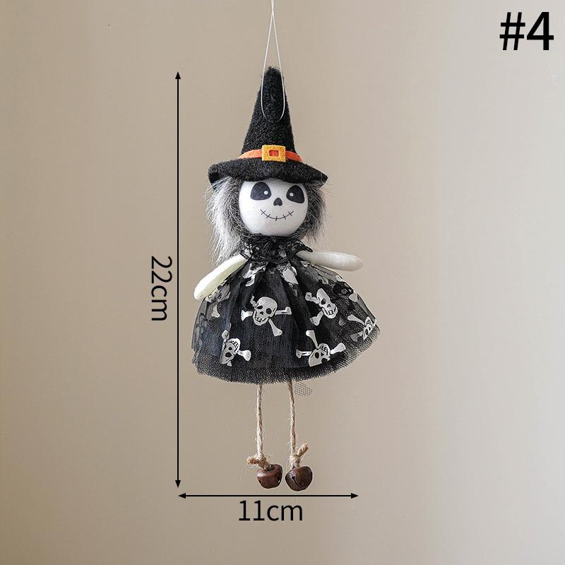 2025 Halloween Decoration Witch Hanging Pendant Pumpkin Black Cat Tree Ornaments Skeleton Charms for Festive Home Party Supplies