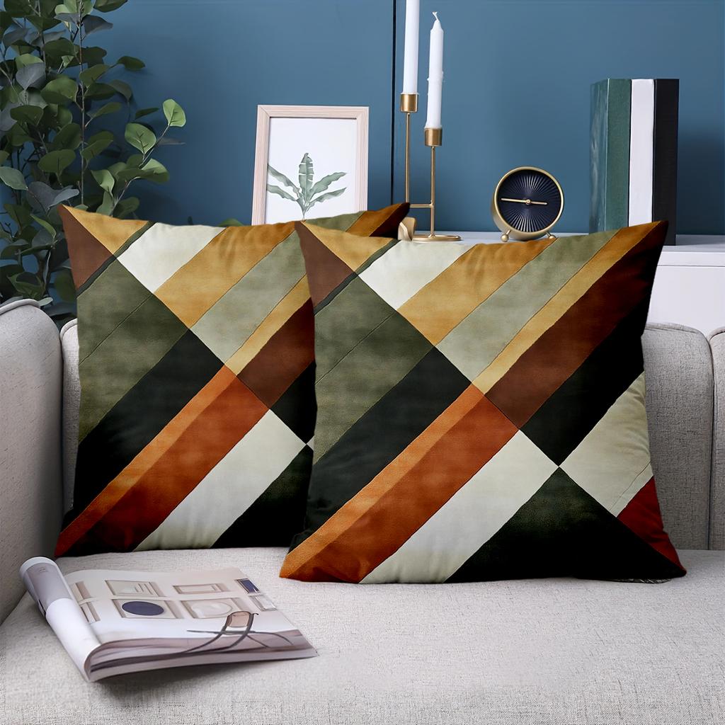1 Pieces Stylish Geometric Pattern Throw Pillow Cushions Polyester pillowcase, sofa decorative cushion cov Headboard Pillow