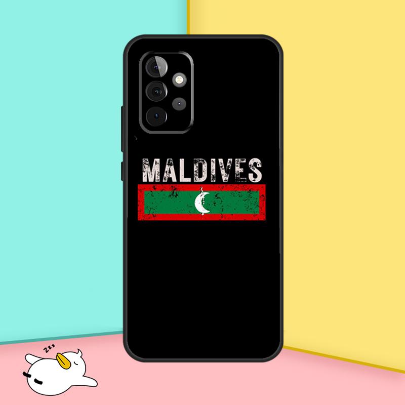 

Maldives Passport Phone Case For Samsung Galaxy A14 A24 A34 A54 A13 A33 A53 A73 A12 A22 A32 A52 A51 A71 A52S Samsung A11