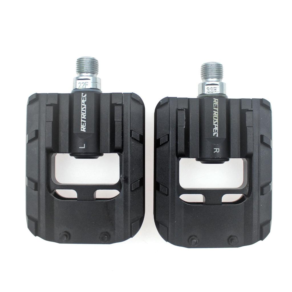 Folding Bike Pedals Foldable Pedal MTB Road Bike Road Bike Anti-Skid Reflective Sealed Bearing Cr-Mo Universal Pedals 9/16