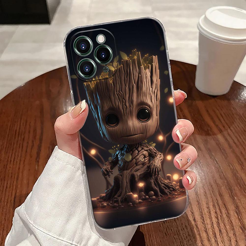 

Милый детский прозрачный чехол для телефона Marvel Venom Groot для iPhone 17 Pro Max 17E 11 12 13 14 15 16 Pro Max Plus 17 Air 16E XS iPhone 7