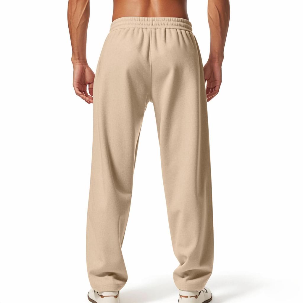 Sports Fitness Solid Color Trousers Loose Running Casual Large Size Sweatpants