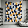 Simple Geometry Wall Tapestry Aesthetic Wall Hanging Printed Fabric Blanket Decorative Tapestries for Bedroom Living Room Home Decor