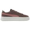 Puma Smash Platform Fashion Versatile Low-Top Sneakers Women sneakers Brown Pink 366488-18