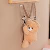 Bambola Peluche Animale Carina e Affascinante Zaino Panda Procione Lupo Orso Rana Capibara Pinguino Elefante Zaino Peluche Gentile Regalo Progettato Per