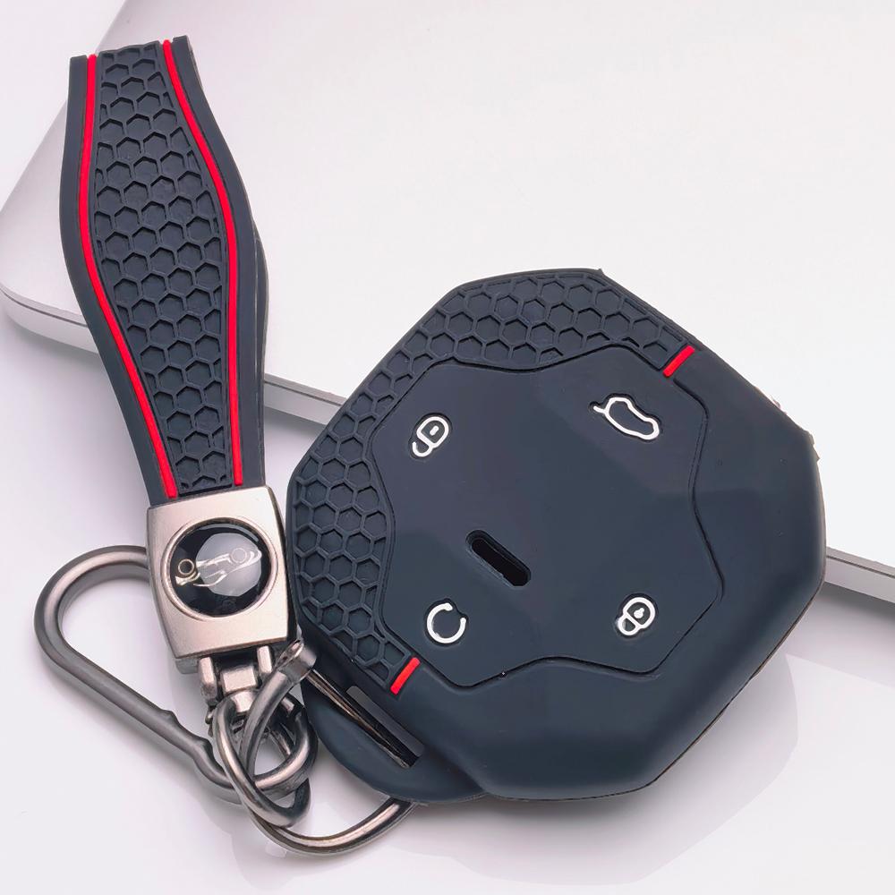 Portachiavi Copri Telecomando per Jetour Shanhai T2 L9 T3 Traveler Dashing Superficie Antigraffio Struttura Antiurto Texture Morbida al Tatto Design Facile da Installare