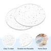 2pcs Foil Acrylic Cup Coasters Round Acrylic Drink Coaster Decorative Plates for Tabletop Protection Bar Home Decor