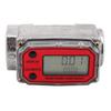 DigitalTurbine Flow Meter Digital LCD Display Quick Connection Gas Oil Fuel Flowmeter for Measure for Diesel Kerosene Ga