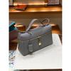 LP27 Bag, Lunch Box Bag, Palm Pattern Cowhide Women's 2023 Autumn and Winter New Temperament Portable Shoulder Crossbody Cosmetic Bag