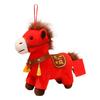 Zodiac Horse Theme Doll Good Luck 2026 Blessings PP Cotton Filling Doll Auspicious Horse Soft Toy Home Decor