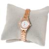Womens Miniature Round Quartz Wristwatch With Alloy Band And Elegant Design