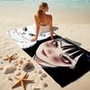 1Pc Ethereal Cat Girl Beach Towel Quick Dry Multiuse For Beach Pool Gym Yoga Home Travel Christmas Halloween Xmas Gift S1737