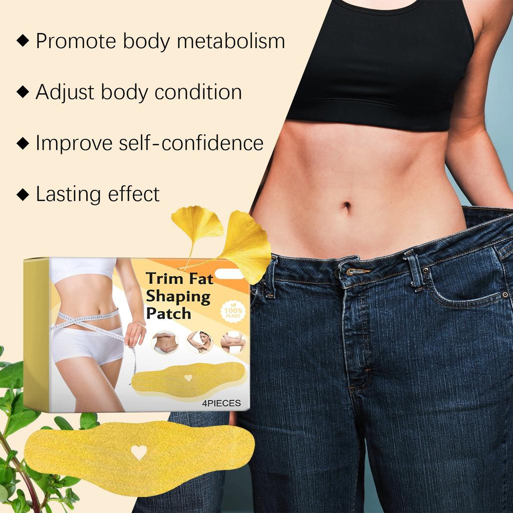 Slimming Irming Skin Showing Body Shape, náplast se světlou postavou bříška