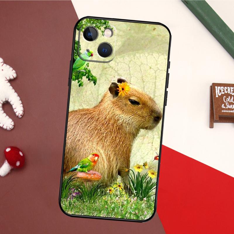 

capybara cute Phone Case For iPhone 16 15 11 12 13 14 Pro Max X XR XS Max 6 14 Plus Soft Cover iPhone XR