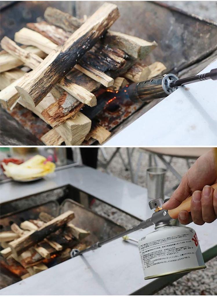 CAMPING MOON Fireman Giga Power 2-Way Torch with OD to CB Can Adapter, Igniter, and Storage Case (Full Set) MT-3955/I-1010