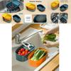 Draining Sink Strainer Basket Kitchen Garbage Filter Hanging Rack Storage