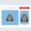Adesivi per Vetrine Capodanno 2025 Decorazione Natalizia Babbo Natale Pupazzo di Neve Adesivo Albero di Natale Decorazione Vetro Decalcomania Regalo di Natale