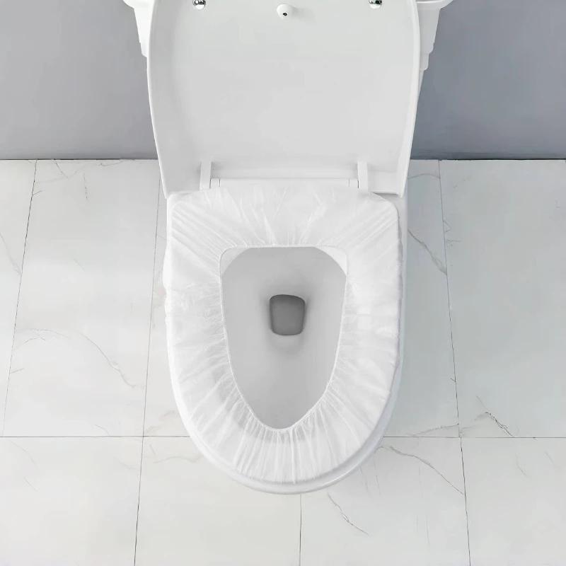 Japan 10pcs Disposable Universal Travel Toilet Seat Cover Waterproof Non-woven Toilets Mat Seat Portable Independent Packaging