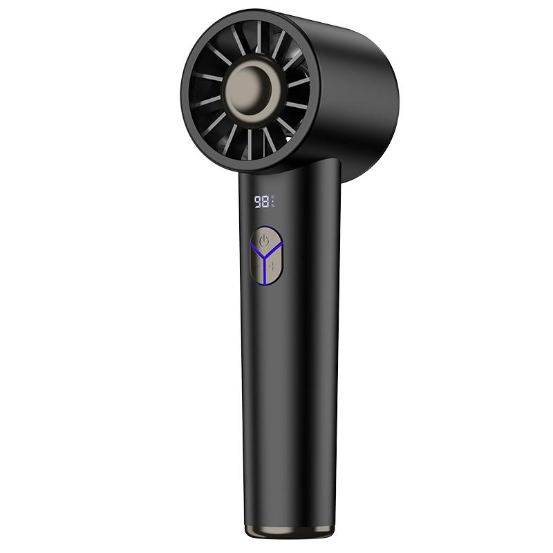 Portable Handheld Fan: Powerful Wind, Ice Cooling, 100 Speeds, Long Battery Life for Outdoor Travel