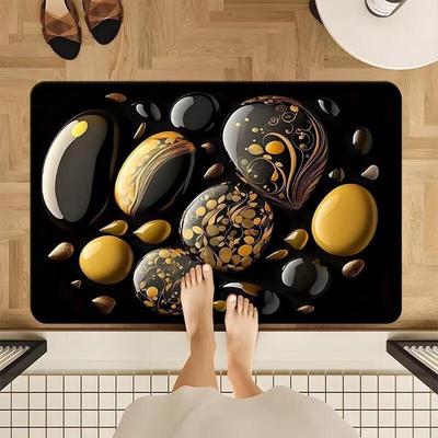 3D Pebble Diatomite Quick-Dry Bath Mat