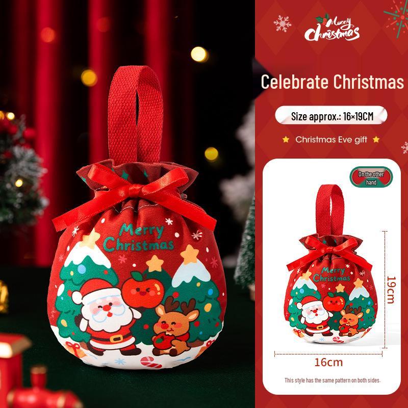 Christmas Eve Apple Gift Box - Candy & Small Gift Bag Decoration