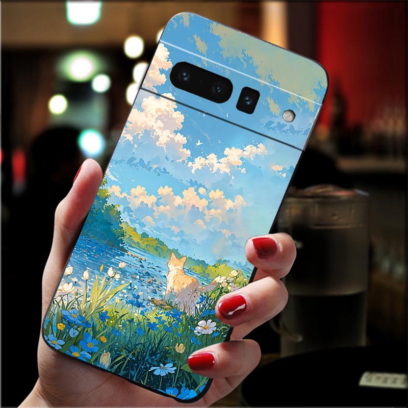 

Phone Case For Google Pixel 10 9 Pro XL 9A 8 7 6 Pro Pixel 8A 7A 6A Pixel 8 7 6 5 Cat Case Google Pixel 8