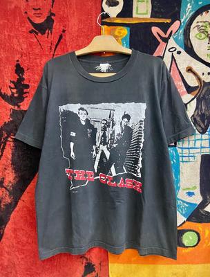 Vintage 90s The Clash English Punk 1977 Album Promo T Shirt / Joe Strummer / Vintage Punk T Shirt Size L
