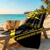 Borussia Dortmund Customizable Name Beach Towel High Absorbency & Quick-Dry