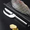 2-in-1-Fischhautbürste, schnelles Entfernen von Fischschuppen, Schaber, Hobelwerkzeug, Fischschupper, Angelmesser, Reinigungswerkzeuge, Küchenzubehör