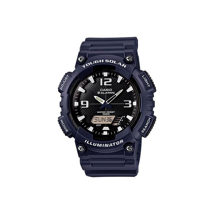 CASIO Men DIGITAL Series 52.5mm Black Watch AQ-S810W-2A2 AQ-S810W-2A2 Blue Watch Case